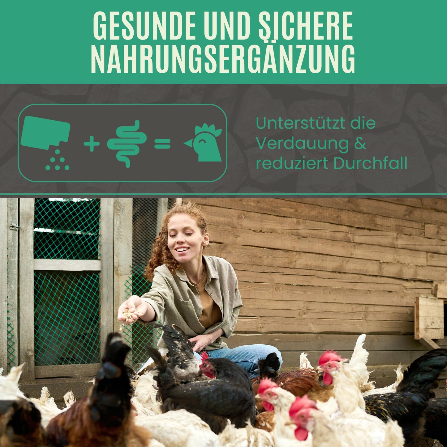 Premium Futterkohle | Futtermittelzusatz für Geflügel